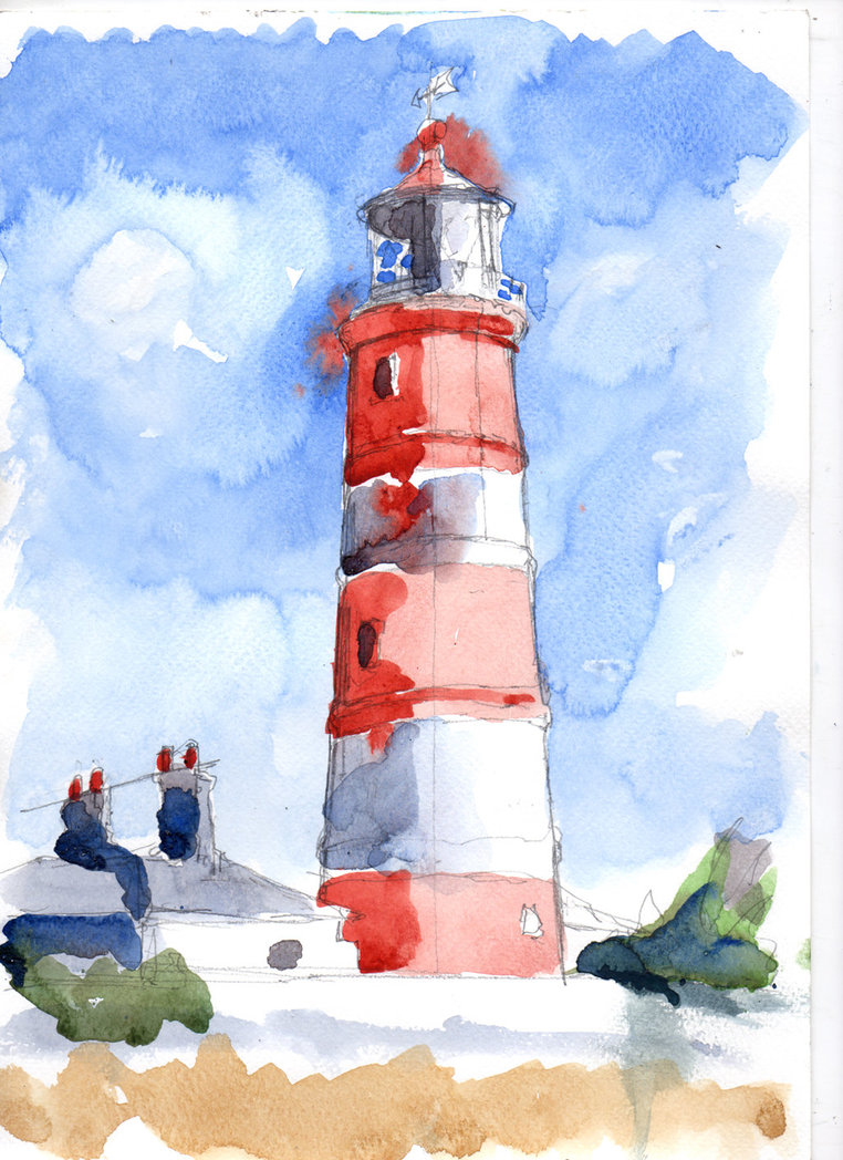 762x1048 Lighthouse Sketch By Ardillas - Lighthouse Sketch Images