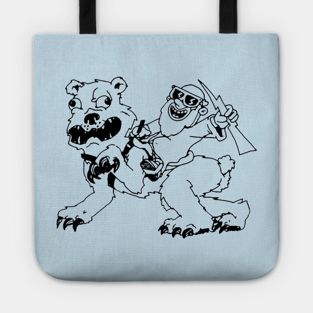 630x630 God On A Bear With A Lightning Bolt - Lightning Bolt Sketch