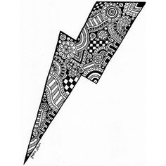 236x236 Hazmat Girl Bolt Sketches And Doodles Doodles - Lightning Bolt Sketch