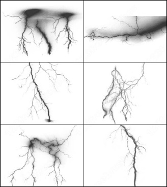 328x368 Lightning Bolt Photoshop Brushes Download (9 Photoshop Brushes - Lightning Bolt Sketch