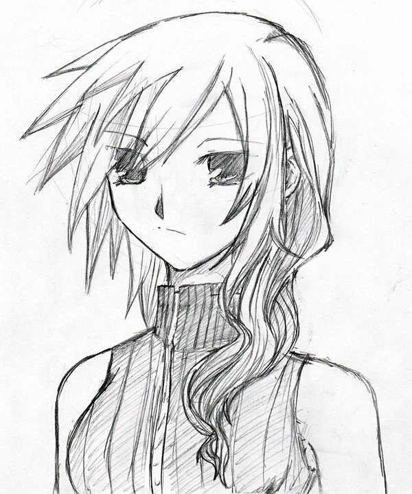 600x720 Lightning Sketch By Korovee - Lightning Sketch