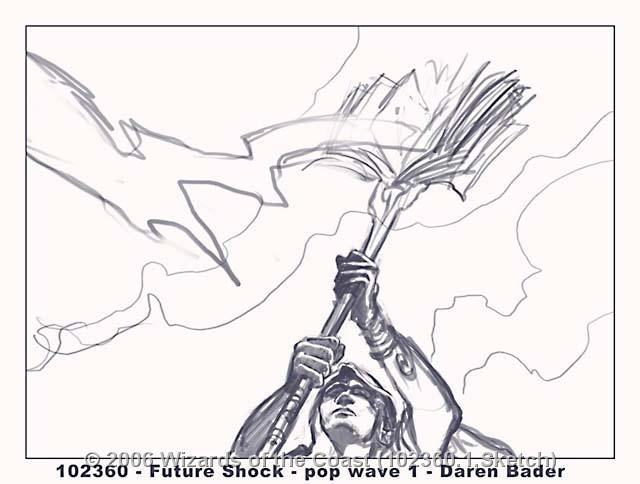 640x484 Sketches Riddle Of Lightning Magic The Gathering - Lightning Sketch