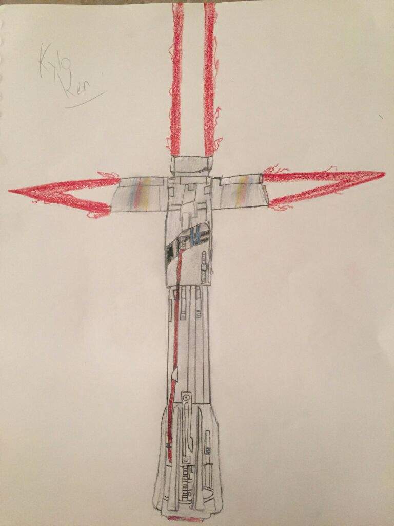 768x1024 Kylo Ren Lightsaber Drawing! Star Wars Amino - Lightsaber Sketch