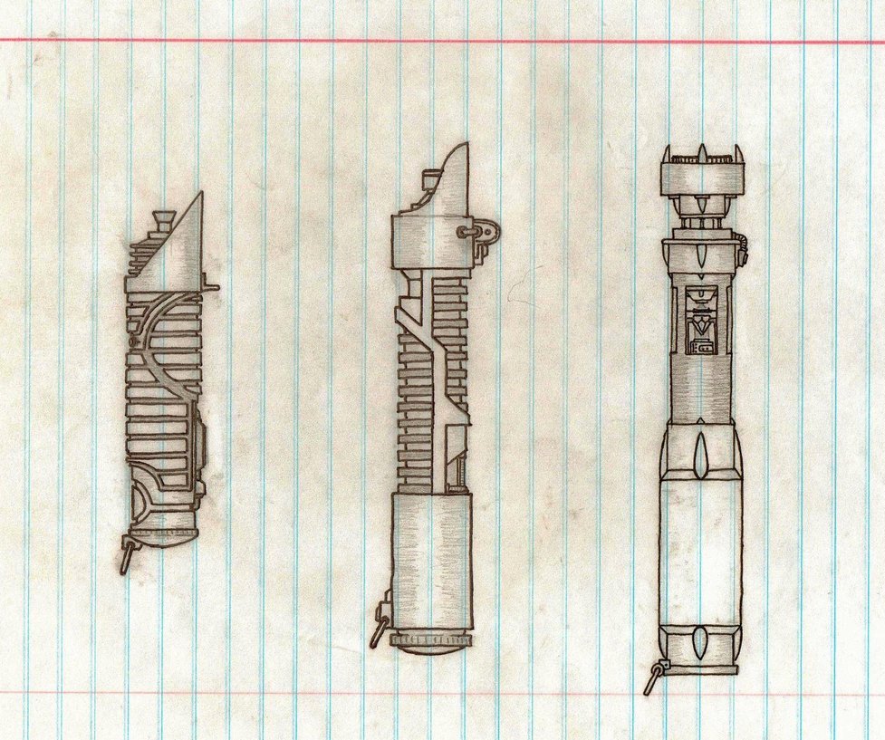 977x817 Lightsaber Drawing, Pencil, Sketch, Colorful, Realistic Art Images - Lightsaber Sketch