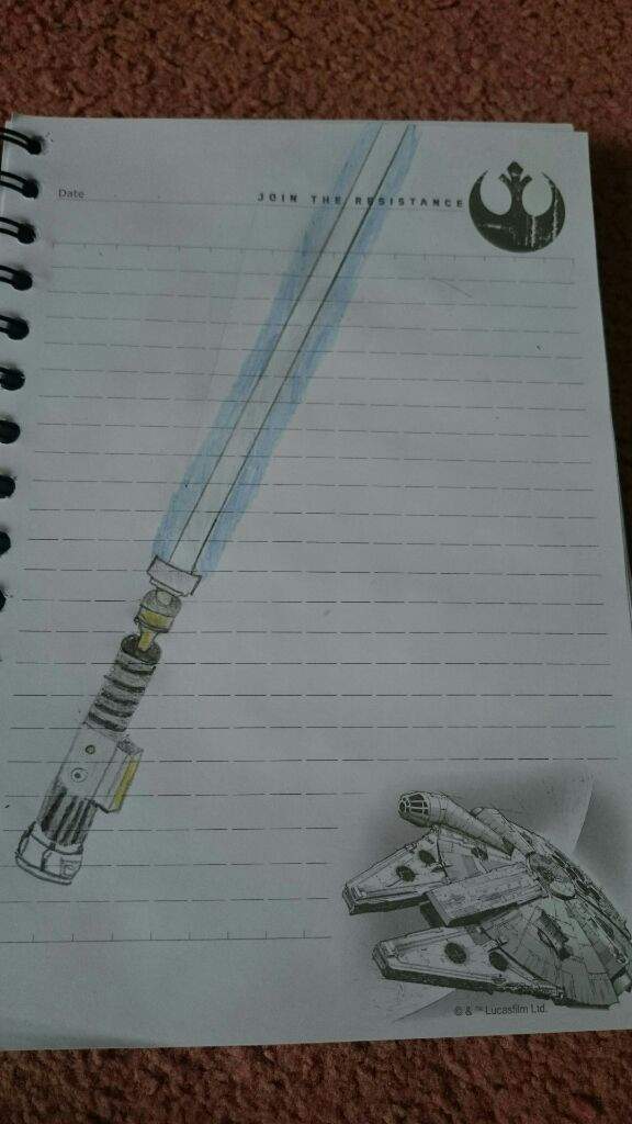 576x1024 Obi Wan Kenobi Lightsaber Sketch Star Wars Amino - Lightsaber Sketch