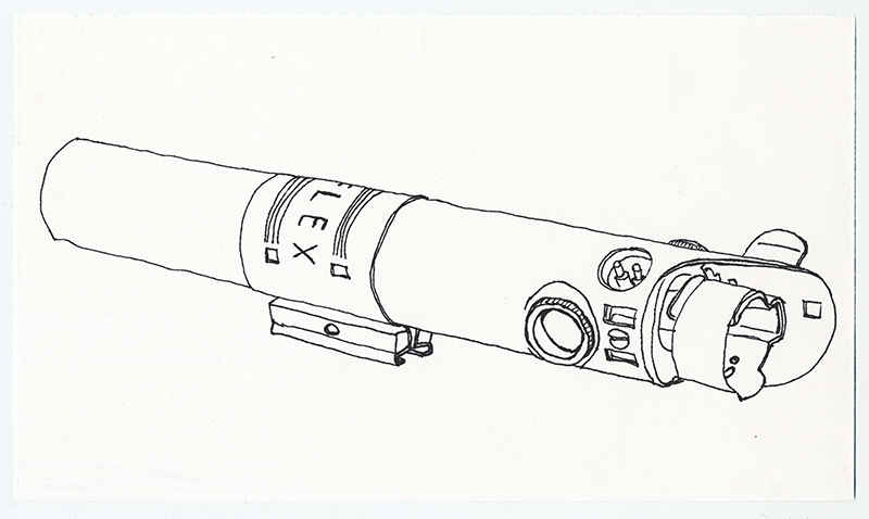 800x478 Commodities Graflex 3 Cell Flash Star Wars Lightsaber - Lightsaber Sketch