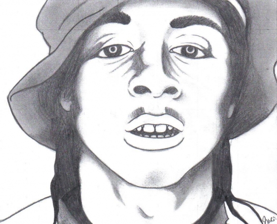 550x445 Portrait Of Lil Wayne By Smeajul On Stars Portraits - Lil Wayne Sketch