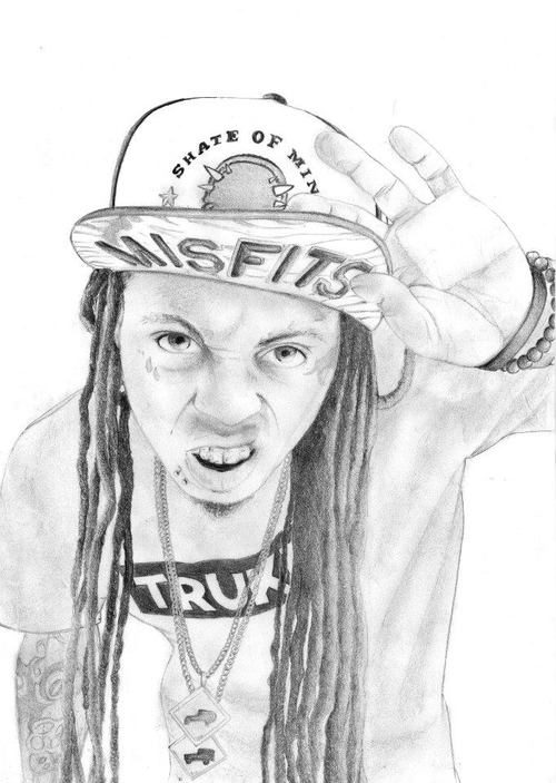 500x703 Image About Lil Wayne In Draws By Jose Sivori - Lil Wayne Sketch
