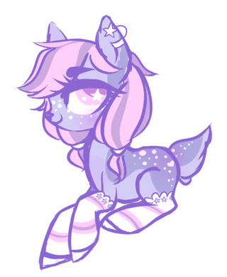 320x389 So My Color Was Light Purple! Btw The Hastag To Submit To Is - Lilac Sketch