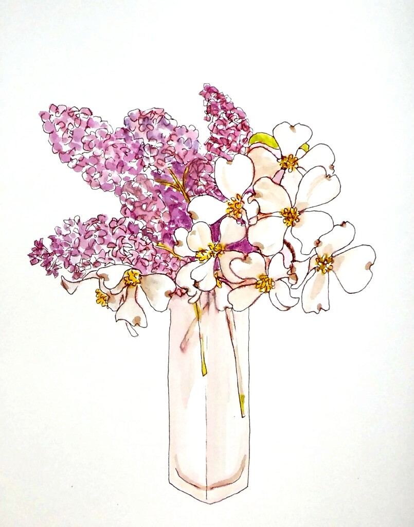 805x1024 Daily Sketches - Lilac Sketch