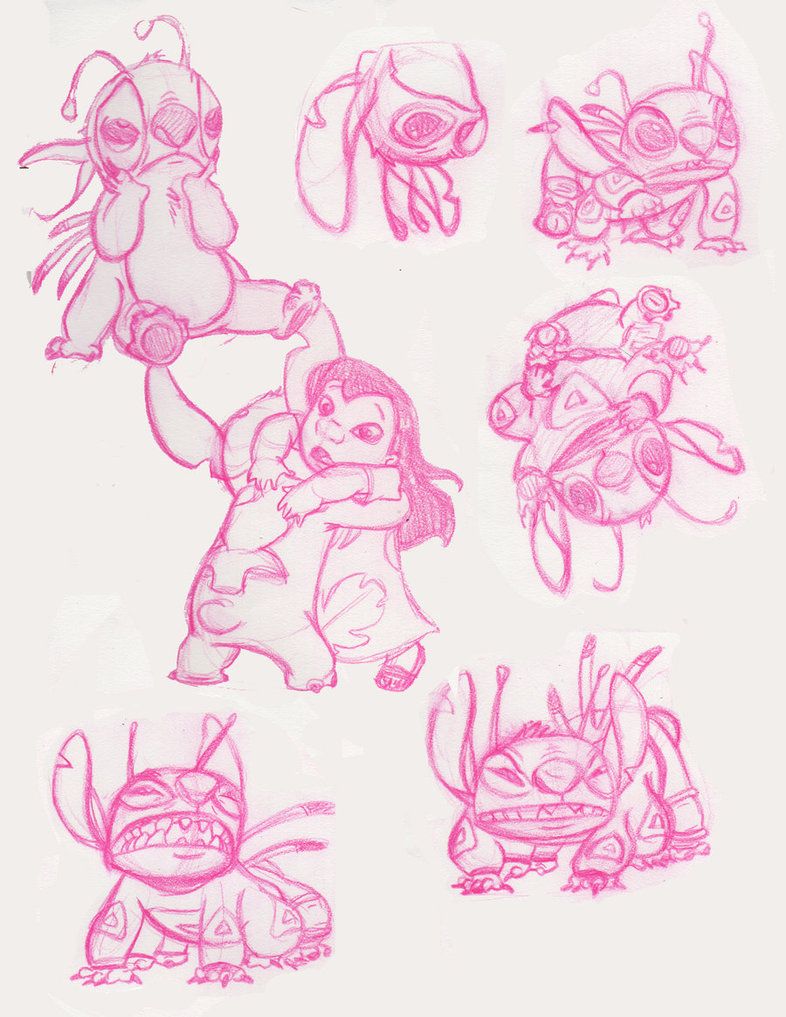 786x1017 Lilo And Stitch Sketches Stitch2 Sketches, Stitch - Lilo And Stitch Sketch