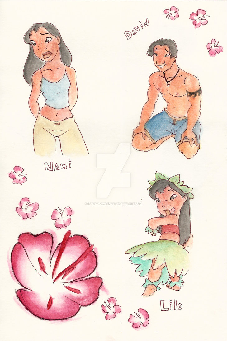 729x1095 Lilo And Stitch Sketch - Lilo And Stitch Sketch
