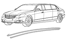 220x171 Prom Limo Reservations Receive Early Booking Discount! Stretch - Limo Sketch