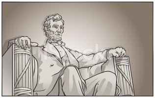316x200 Lincoln Memorial Stock Vectors - Lincoln Memorial Sketch