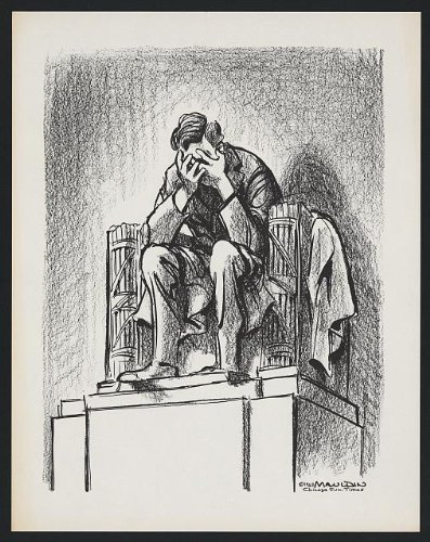 397x500 Photo Lincoln Memorial,cry,john Kennedy,assassination,c1963 - Lincoln Memorial Sketch