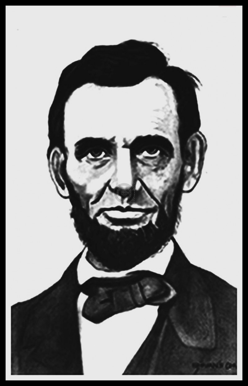 800x1244 Abraham Lincoln Sketch Artoreal - Lincoln Sketch