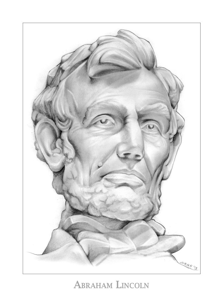 775x1032 Abraham Lincoln Sketch Drawing Skill - Lincoln Sketch