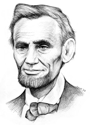 289x400 Sketch Of The Day Abraham Lincoln - Lincoln Sketch