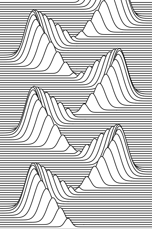 500x750 Gif Drawing Art Trippy Beautiful Pencil Line Sketch Pen Contour - Line Sketch