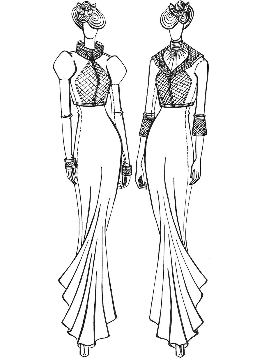 900x1238 Linear Sketch 01 By Tigra1609 - Linear Sketch