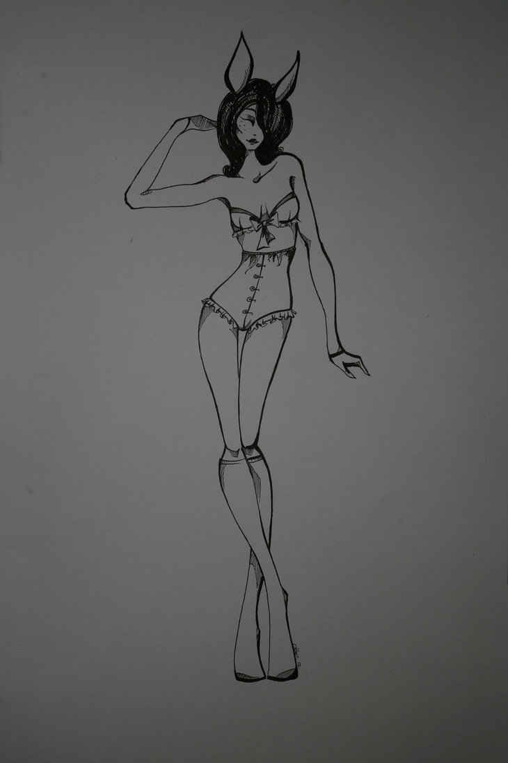 730x1095 Lingerie Sketches By Kate Mouse - Lingerie Sketches
