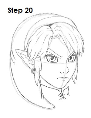 300x388 How To Draw Link - Link Sketch