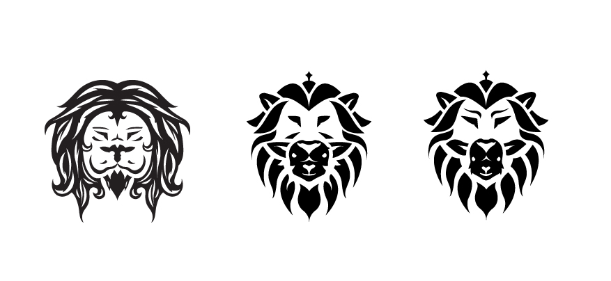 877x404 Logo Stack - Lion And Lamb Sketch