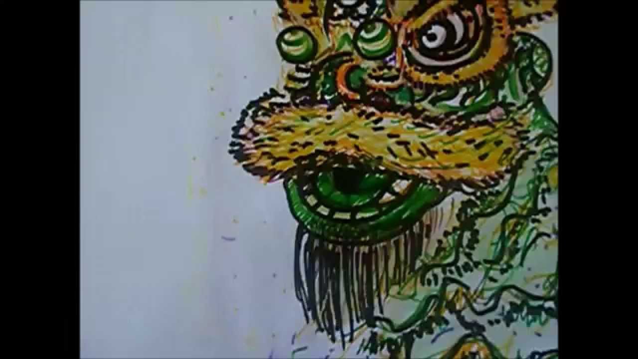 1280x720 Lion Dance Drawing 04 Fixing The Drawing Hd - Lion Dance Sketch