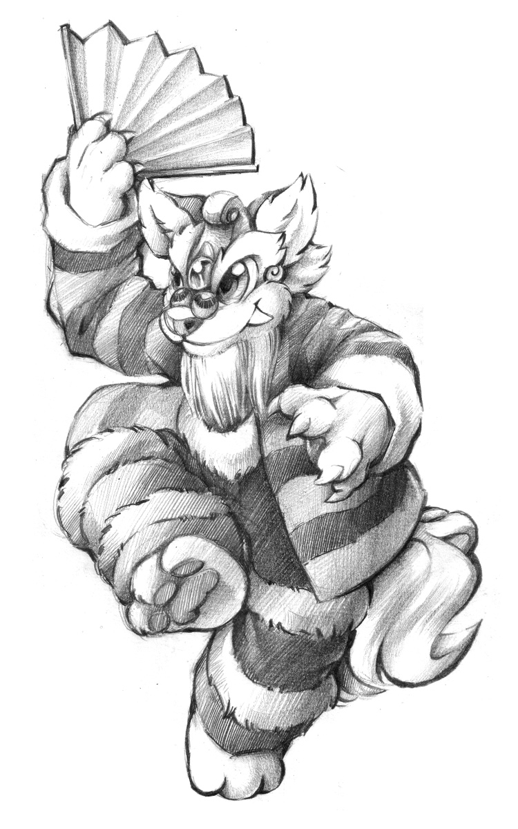 750x1200 Lion Dance Fursuit By Fatdrake - Lion Dance Sketch