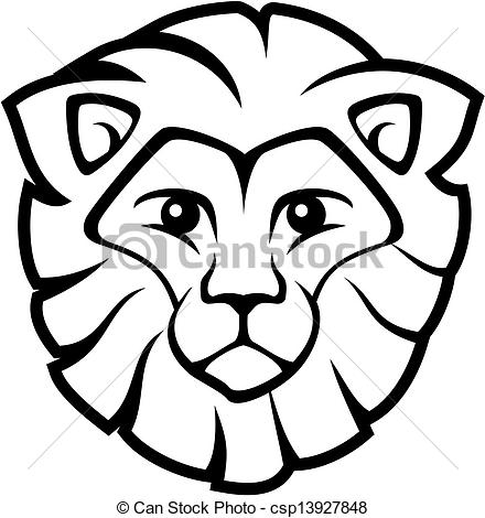Lion Face Sketch Images