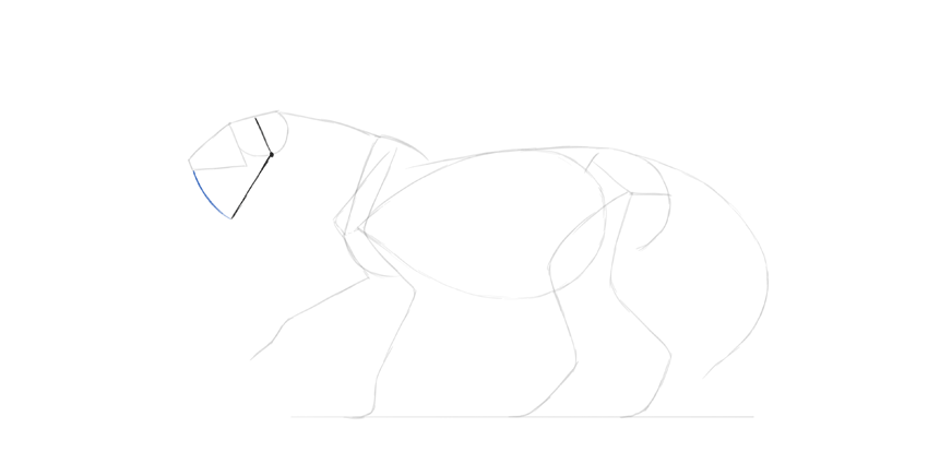 850x414 How To Draw A Roaring Lion Step By Step - Lion Head Sketch Step By Step