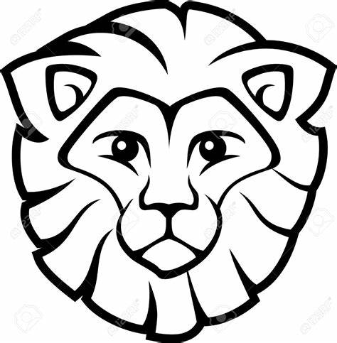 474x483 Simple Lion Face Drawing. How To Sketch A Lion Step By Step - Lion Head Sketch Step By Step