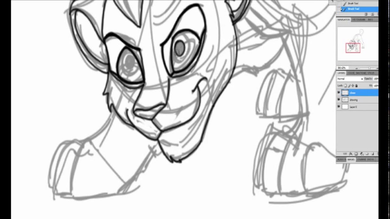 1280x720 Lion King Sketch - Lion King Sketch