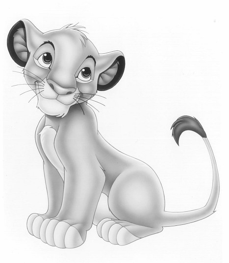 467x538 The Lion King (1994) - Lion King Sketch