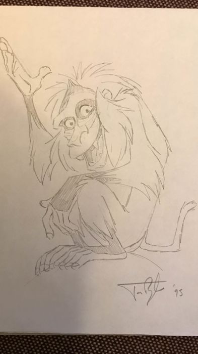393x700 Baxter, James - Lion King Sketch