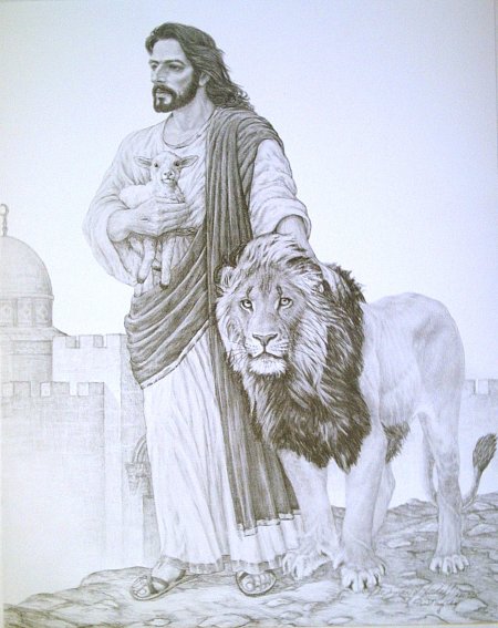 450x567 Print, The Lion Of Judah - Lion Of Judah Sketch