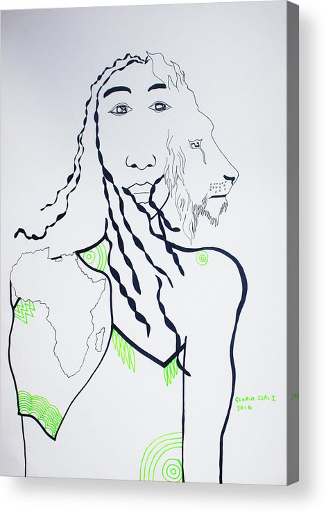 470x740 Jesus The Lion Of Judah Acrylic Print By Gloria Ssali - Lion Of Judah Sketch
