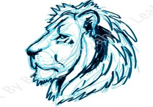 300x210 Lion Head Sketch 45 Best Simple Lion Head Tattoo Art Images On - Lion Simple Sketch