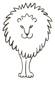 227x349 How To Draw Lions Drawing Tutorials Amp Drawing Amp How To Draw Lion - Lion Sketch Easy