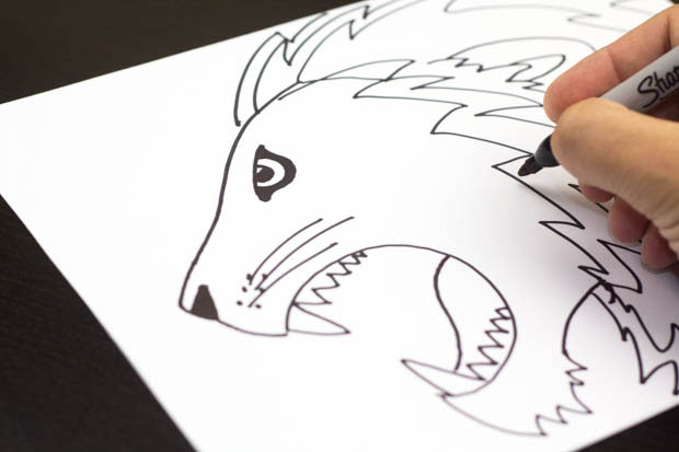 620x413 How To Draw 25 Awesome Cartoons With Your Kids! Babble - Lion Sketch For Kids