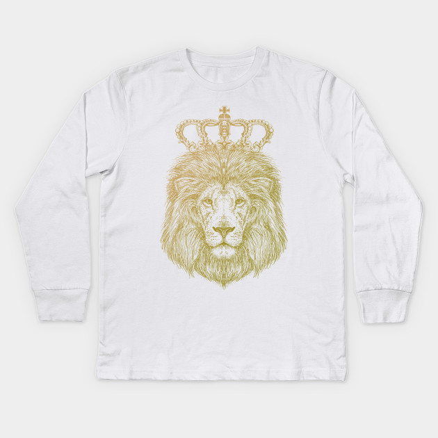 630x630 Lion Sketch With Crown T Shirt - Lion Sketch For Kids