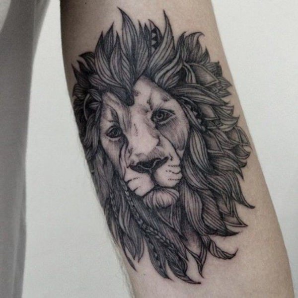 600x600 110 Best Lion Tattoo Collection Of 2018 - Lion Tattoo Sketch