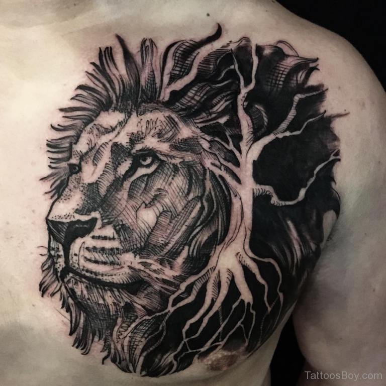 768x768 21 Lion Tattoo Designs - Lion Tattoo Sketch