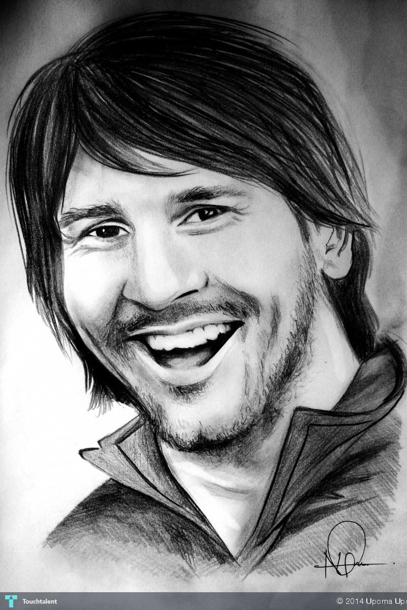 800x1200 Lionel Touchtalent - Lionel Messi Sketch