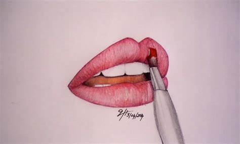 474x284 Lip Drawing Pencil. Pencil Drawing Of Lips. Artsy - Lips Pencil Sketch
