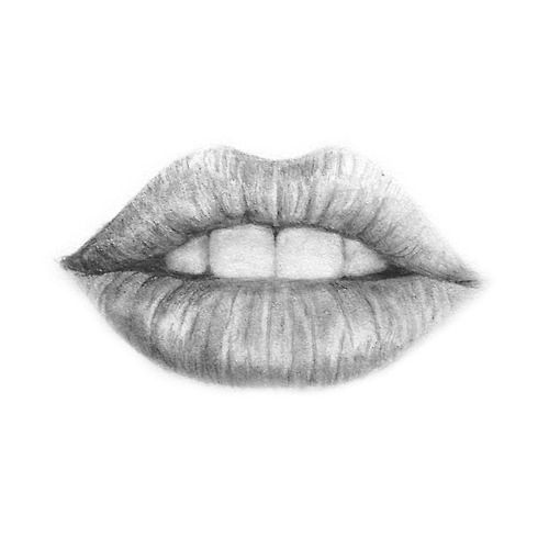 500x500 Pin By Margarita Guarin On Dibujo Drawing Lips, Draw - Lips Sketch
