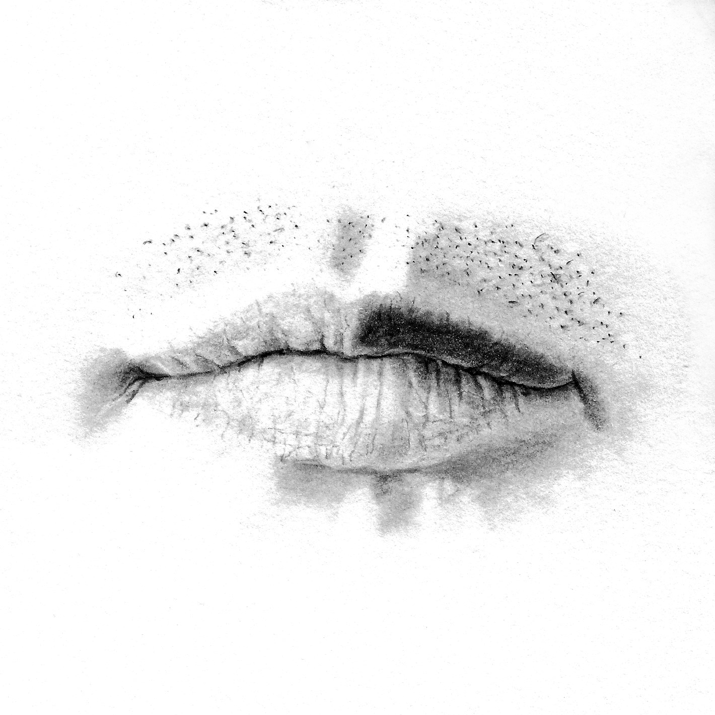 Lips Sketch Tutorial at PaintingValley.com | Explore collection of Lips ...