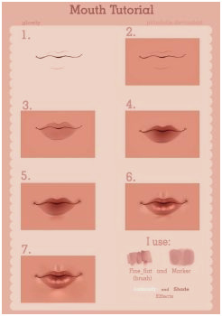 246x350 Lip Drawing Tutorial Elegant 51 Best Images About Lips Drawings - Lips Sketch Tutorial