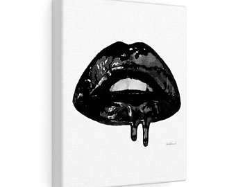 340x270 Lipstick Sketch Etsy - Lipstick Sketch
