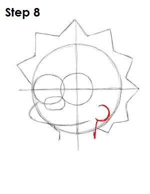300x388 How To Draw Lisa Simpson - Lisa Simpson Sketch